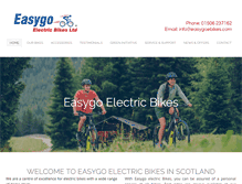 Tablet Screenshot of easygoebikes.com